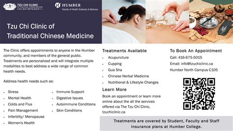 The Tzu Chi Clinic of Traditional Chinese Medicine .